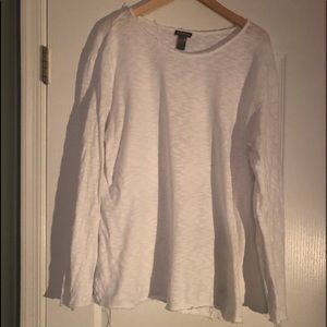 H&M White Long-sleeve Shirt